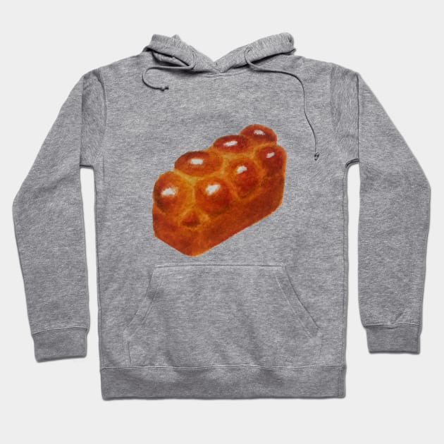 Brioche bread loaf watercolour painting Hoodie by toffany's